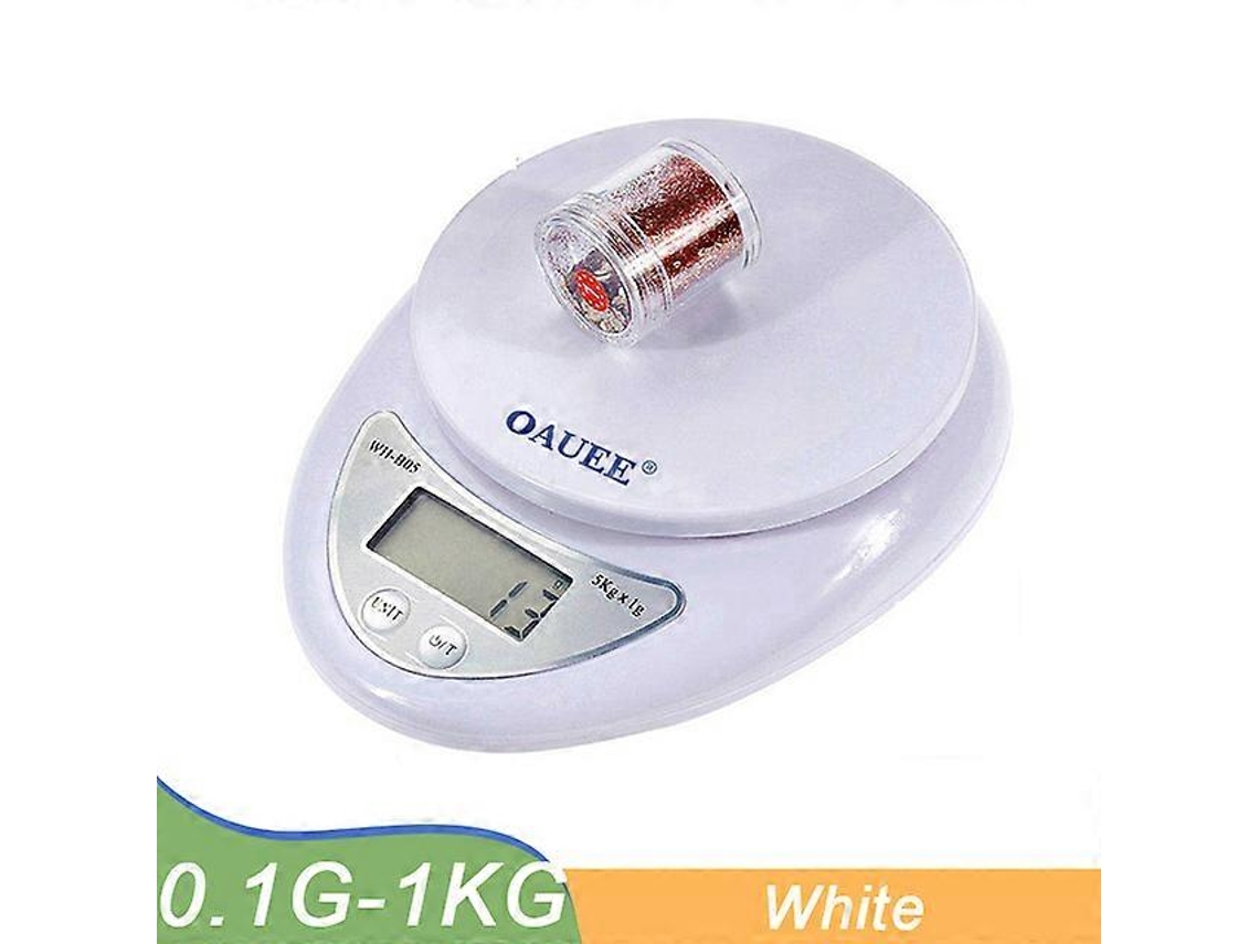 Balança de Cozinha AQUAFORGE 30 Kg/1 G, com Visor LCD, para Comércio
