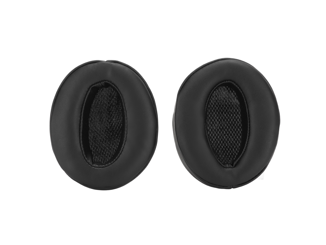 Almofadas de substituição em couro e espuma para fones Sennheiser CHABERLU