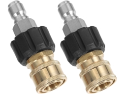 Kit Com 2 Adaptadores De Latão Para Lavadora De Alta Pressão