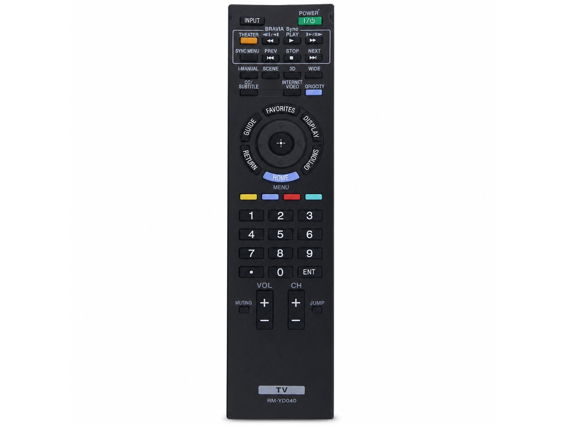 Comando Remoto De Substituição Para Tv Sony Bravia, Modelo Rm-yd040_zhd