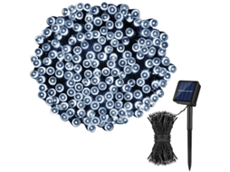 Luminária solar com 100 LEDs, 12m, à prova d'água AQUAFORGE