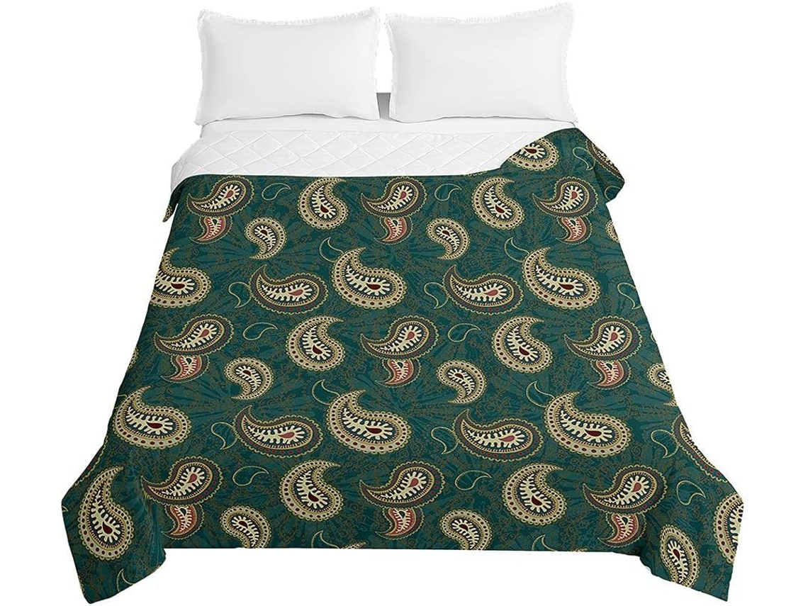 Colcha Acolchoada Fansu Capa de Cama Manta para Ar Condicionado Edredom Conjunto Sofá com Estampa Mandala Boho