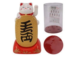 Figura Gato Da Sorte Solar Da Laxiscreed Para Decoração E Proteção De Ambientes Positivos