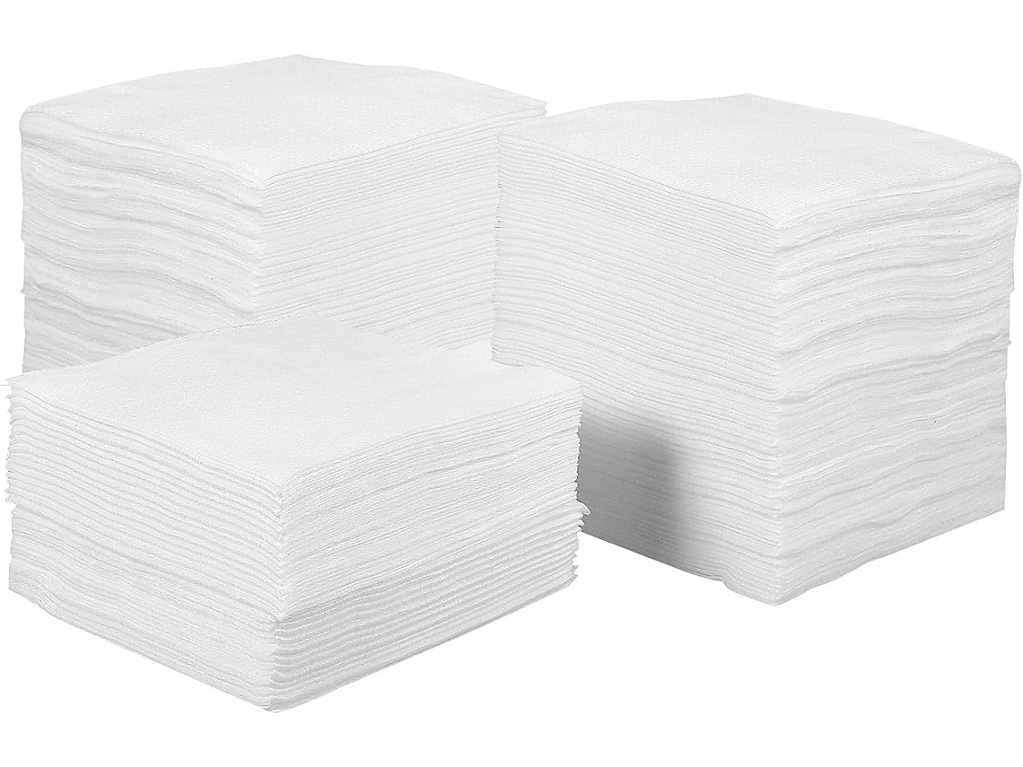 Pacote Com 400 Discos Demaquilantes Descartáveis De Tecido Não Tecido.