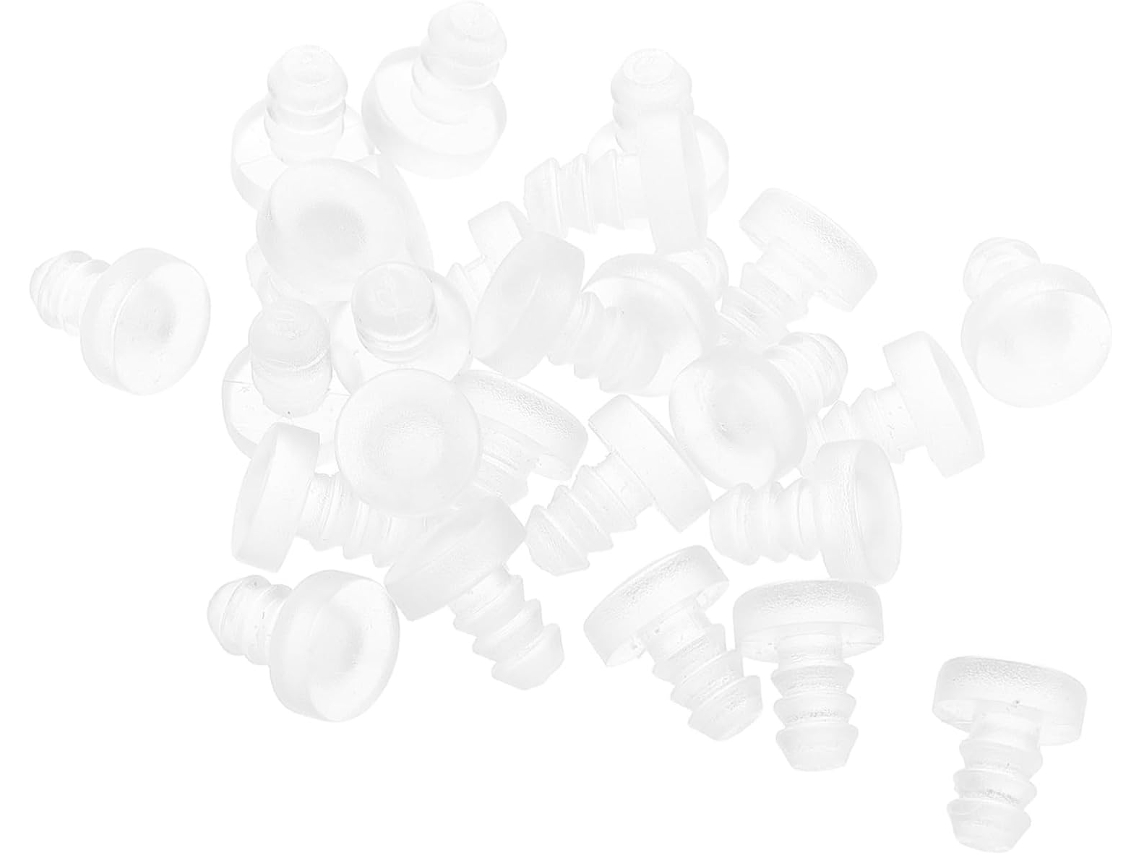 Conjunto De 50 Almofadas Borracha Antiderrapantes Para Móveis Com Furo 5mm, Resistentes Ao Desgaste, Para Mesas, Pisos E