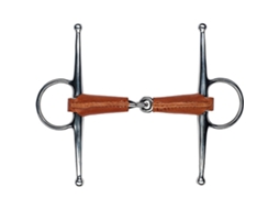 Bridões de Quebra Dupla com Flexi 3 Peças Boca Dourado 115 Mmfeeling