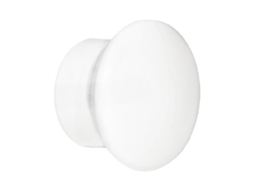 Terminal zirconio para barras ø 20 mm. tapon blanco (pack 2 unidades)