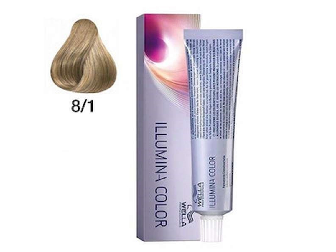 Tinta Illumina color 8/1 wella