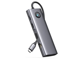 Dock Station Usb C 9 Em 1 Usb C Dock Com 1000 Mbps Cinza