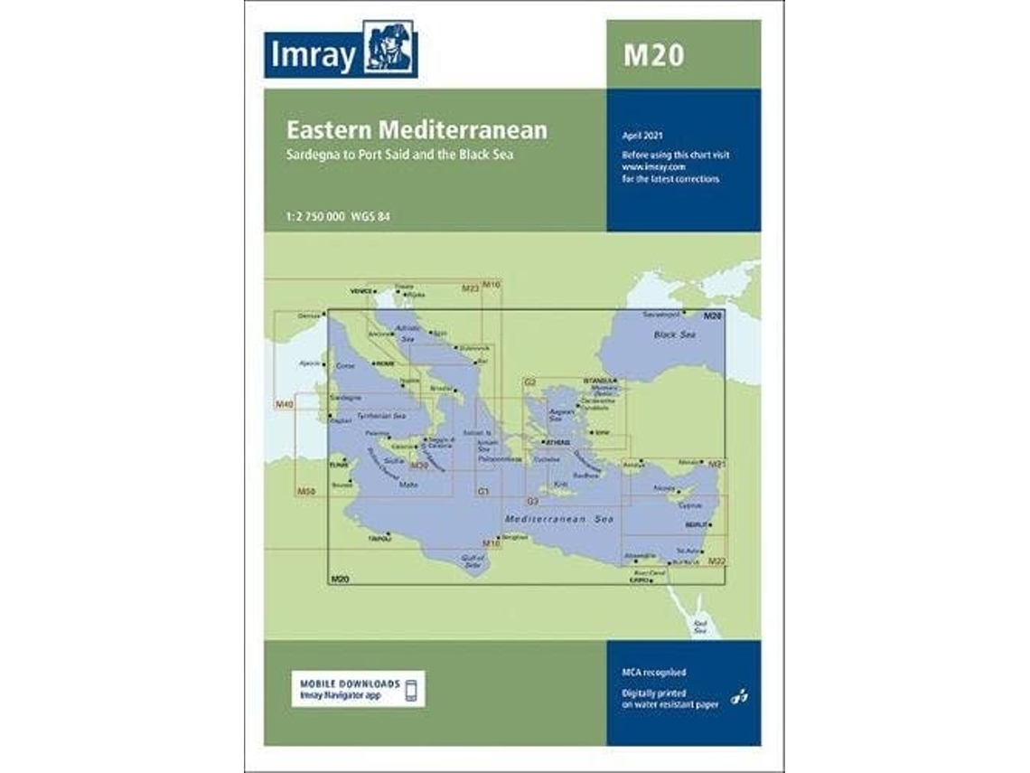Livro Imray Chart M20 De Imray (inglês)