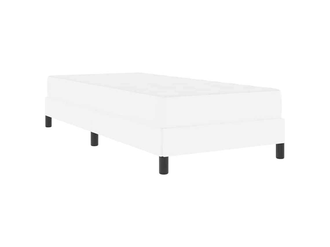 Conjunto 1 Estrutura Da Cama Vidaxl Branco Tecido (90 X 200 Cm)