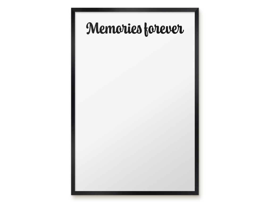 Magnetic Glass Board Memories Forever For The Hall Espelharte (40x60 Cm)
