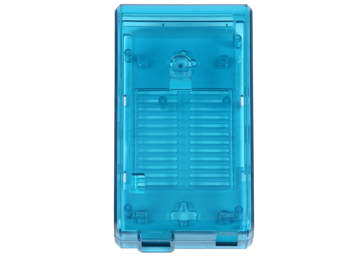 Caixa De Proteção Abs Com Chave Para R3 Azul Cores Transparente, Preto, Azul Luz Dourada