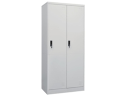 Vidaxl Roupeiro 80x50x180 Cm Aço Cinzento-claro