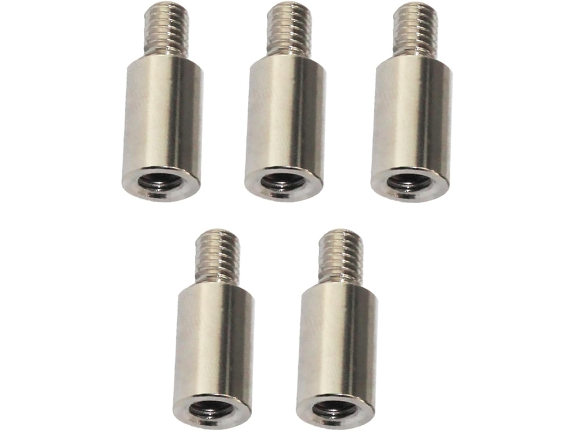 Nolitoy Poteaux D'extension En Fer Argenté Rallonges De 1 - 5cm Lote De 5 Acessórios Scrapbooking Práticas E