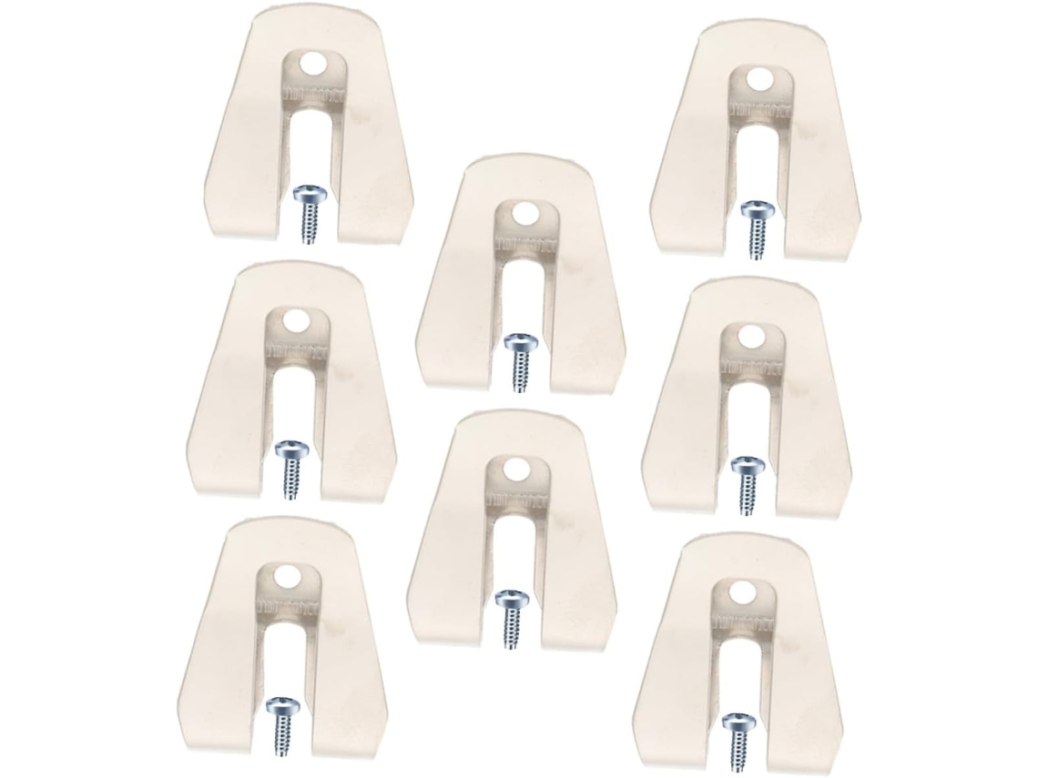 Conjunto De 8 Presilhas De Aço Inoxidável Para Cintos, Ideais Para Eletricistas.