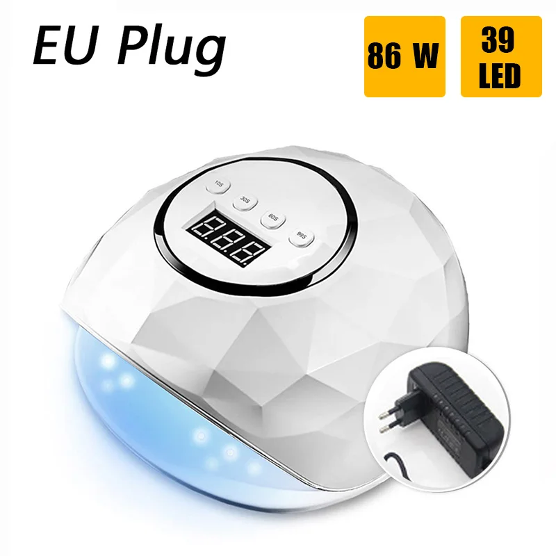 Lâmpada Led Para Secagem De Unhas Com Função De Memória E Visor Lcd.