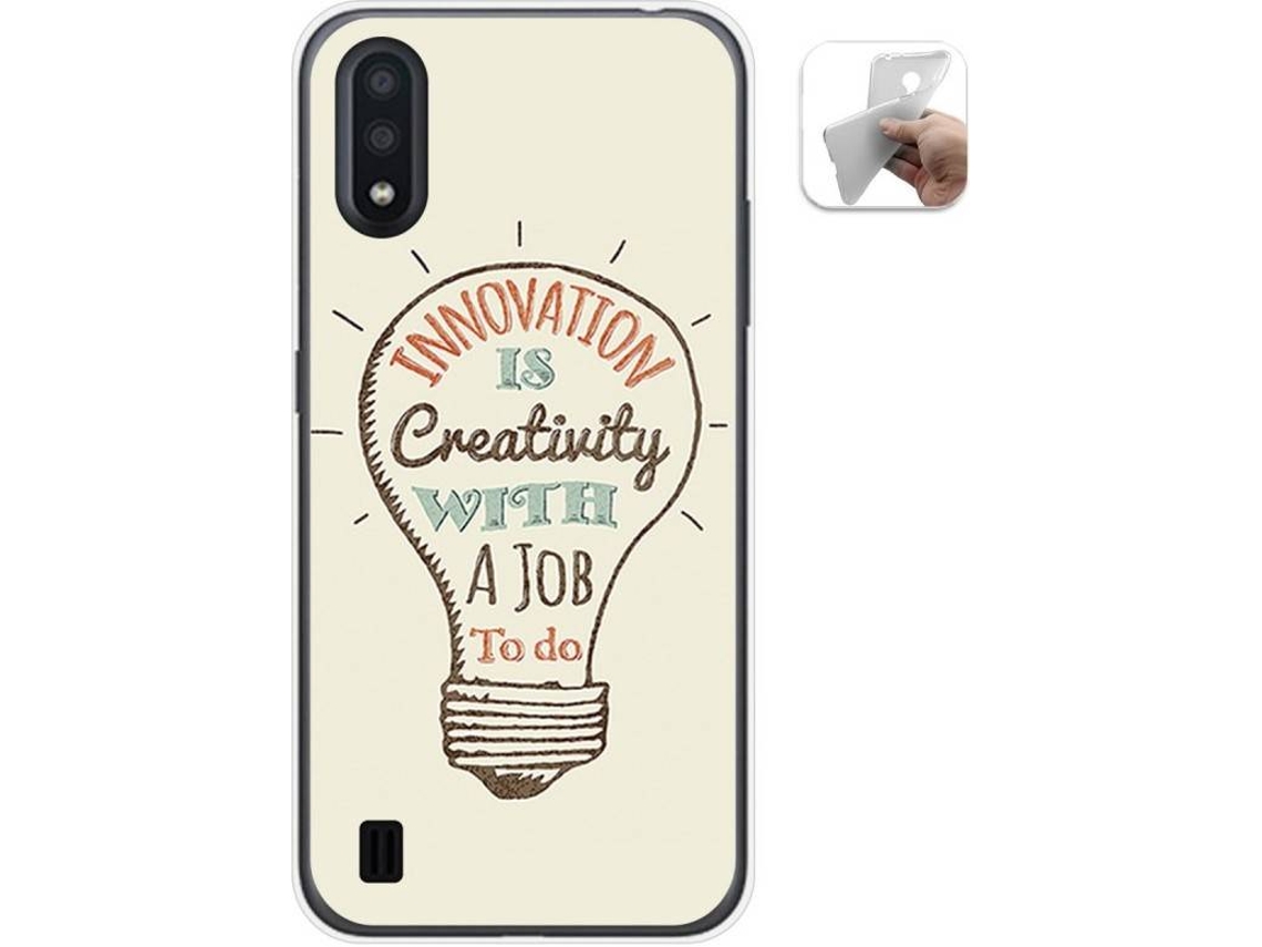 Capa Samsung Galaxy A01 TUMUNDOSMARTPHONE Creativity Multicor