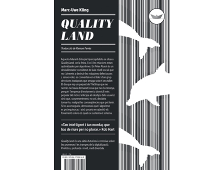 Livro Qualityland de Marc-Uwe Kling (Catalão)