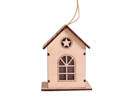 Laxiscreed Farol De Madeira Luminoso Para Decoração Natalícia, Escritórios E Centros Comerciais
