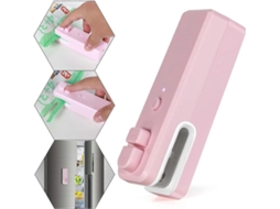 Mini Seladora De Sacos Batata Frita, Rosa, E Cortadora A Vácuo Portátil, Máquina Resseladora Para D Salgadinhos, Plásticos Frescos Biscoitos