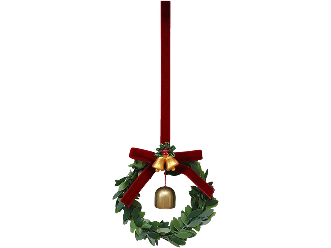 Guirlandas De Natal Para Porta De Entrada: Enfeites Com Sinos, Laços E Pinhas.
