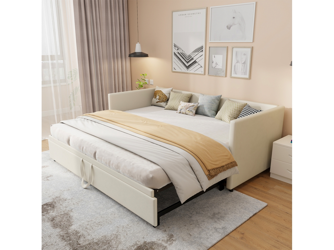Sofá Cama, Dobrável, 2 Lugares, 90/180 X 200 Cm, Estrutura De Cama, 2 Lugares, Dobrável, Com Estrutura De Ripas, Extensível, Veludo (cinza)