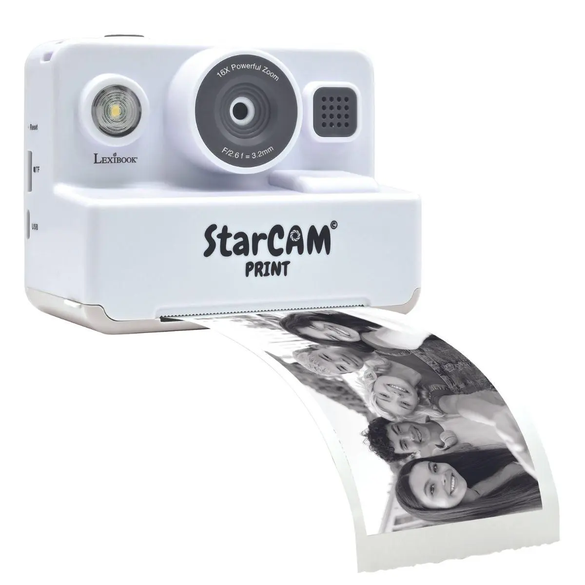 Starcam® Impressão Classic, Pacote De Câmara Com Impressora Instantânea, Cartão Sd E Kit De Personalização De Fotografias (Outlet Grade B )