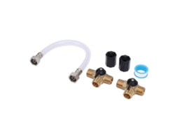 Kit De Bypass Para Aquecedor De Água Rv Com Mangueira Reforçada De 12 Polegadas E Válvula De Três Vias Em Latão Laxiscreed