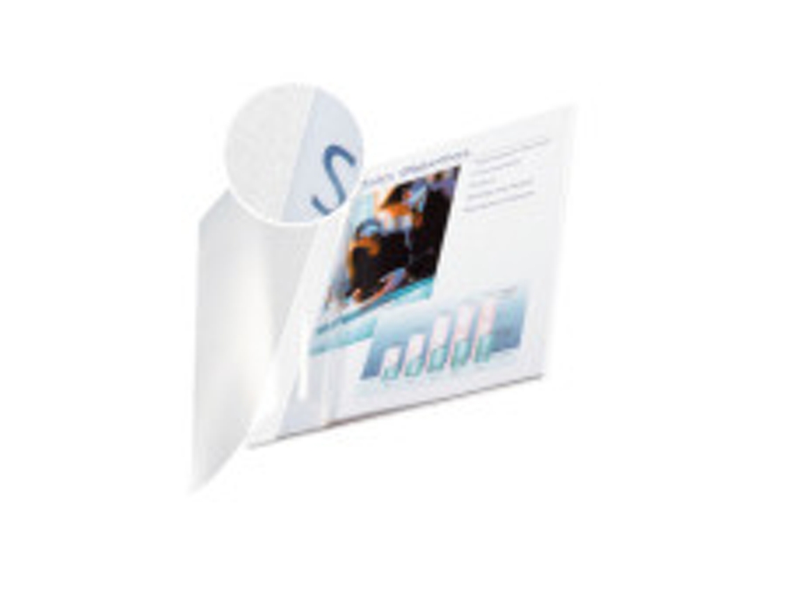 Arquivo LEITZ com capas macias branco