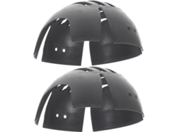 Suporte E Organizador Para Bonés De Beisebol Lifkome, 2 Peças, Plástico Preto, Suporte Anticolisão Para Bonés Em