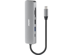Estação 5 in 1 PORT (5 Portas - 100W - Cinzento)