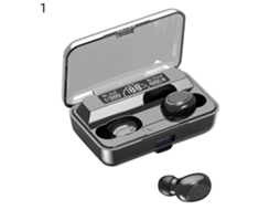 Fone De Ouvido F9 Compatível Com Bluetooth, Ergonômico, Com Display Digital, Botão Intra Auricular/controle De Toque, Sem Fio, Para Música Ly Ebike