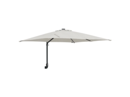 Conjunto 1 Guarda-sol De Jardim Vidaxl Castanho Poliéster (248,5 X 247,5 X 160 Cm)
