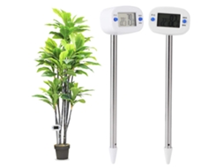 Medidor Digital De Temperatura E Umidade Do Solo, Fácil Usar, Para Plantas Jardim Interior Feito Em Abs Aço