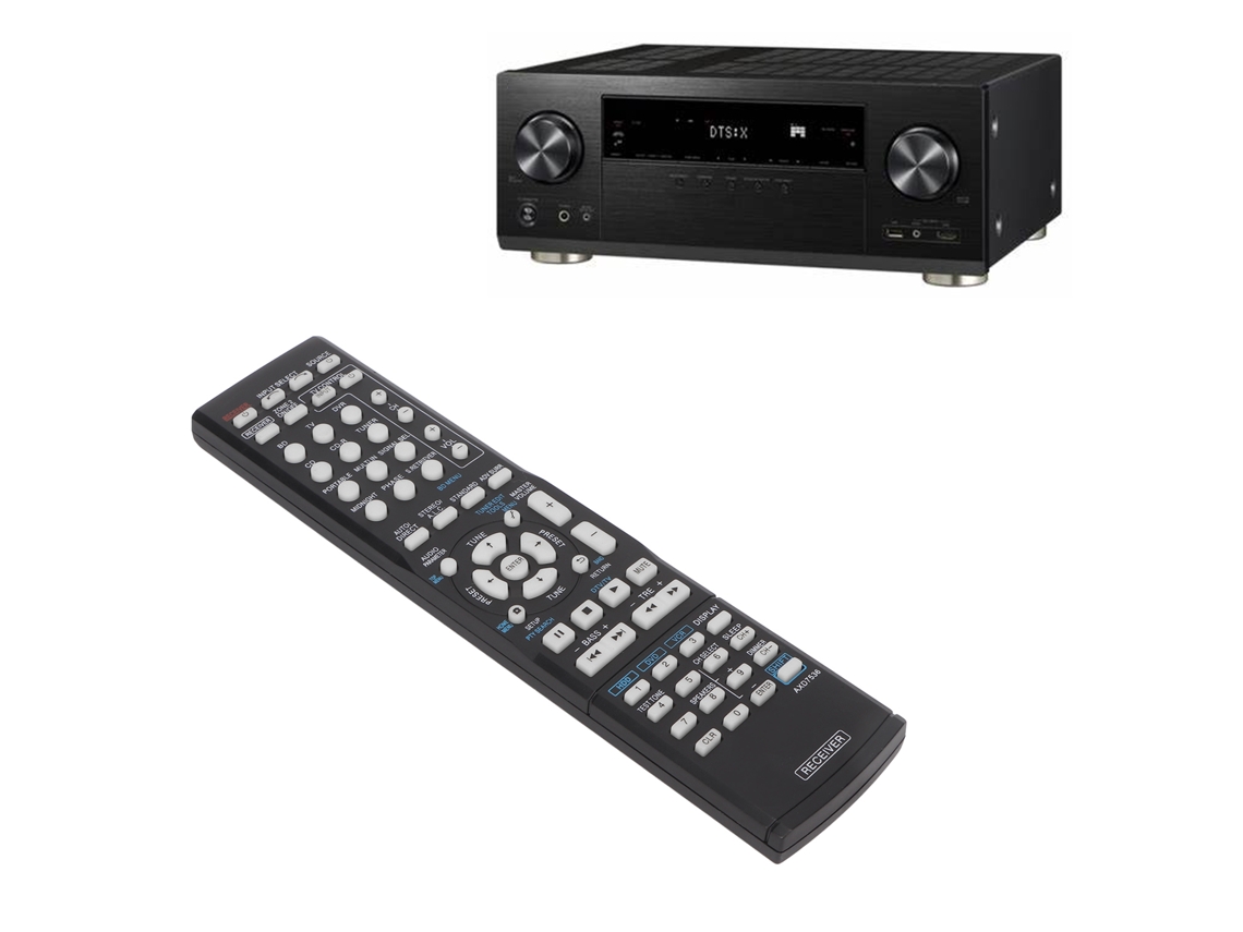 Controle Remoto Para Receptor Av Compatível Com Os Modelos Pioneer Vsx 423 K Axd7517 Axd7621 Axd7536 Axd7501.