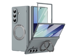 Capa magnética com suporte de 360° para Samsung Galaxy Z Fold8 Ultra – Inclui protetor de tela (cinza)