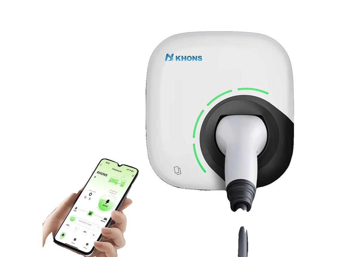Carregador De Ev, Potência De 7kw, Controle Bluetooth, 7kw 32a 1fase, Tipo2