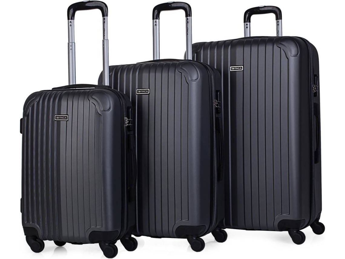 Conjunto 3 Malas de Viagem ITACA ABS Extensível (35/70/100 L)