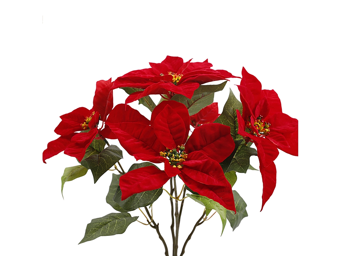 Flor Artificial Falsa Bouquet para Casamento Seda Vermelho | S/MARCA