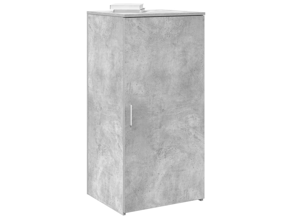 Vidaxl Armário De Arrumação 50x45x103,5cm Deriv. Madeira Cinza Cimento