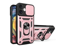 Capa Para Iphone 16 - Tampa Deslizante Para Câmera - Tpu Pc