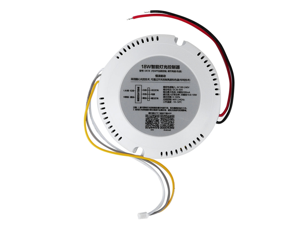 Laxiscreed Driver De Controlo Inteligente Para Intensidade E Temperatura De Cor, Compatível Com Alexa, Google E App