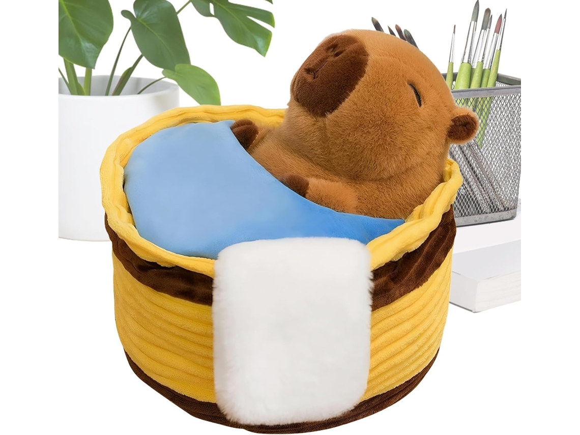 Capivara De Pelúcia, Boneca Desenho Animado Fofa Para Decoração Casa