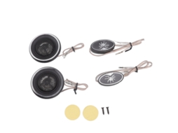 2026zentro-2pcs Tweeter Dome 150w 4 Ohm Com Capacitores Integrados Para Sistemas De Áudio De Carro