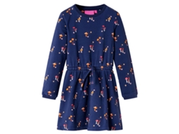 Vestido Para Criança Azul-marinho 104