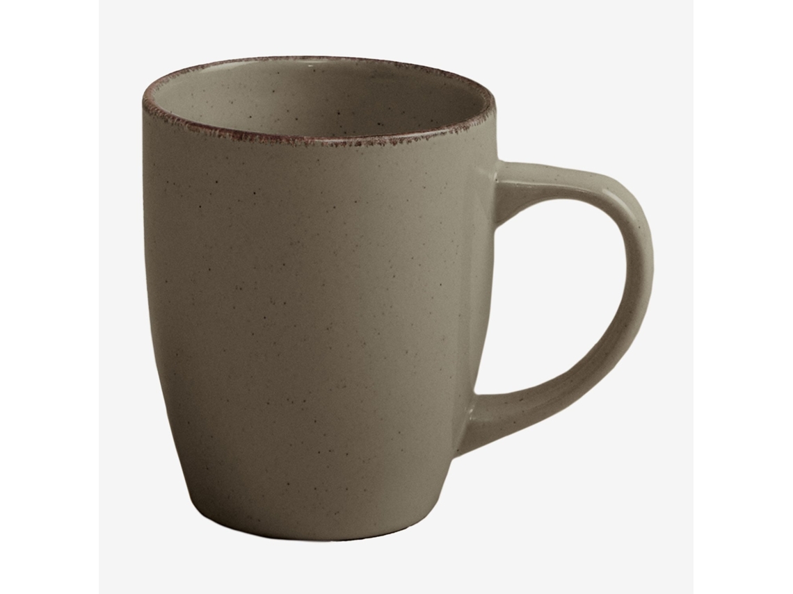 Sklum Pack De 2 Chávenas De Café 34 Cl Em Grés Ronilena Grés Cedro Castanho - Castanho                                                        34 Cl