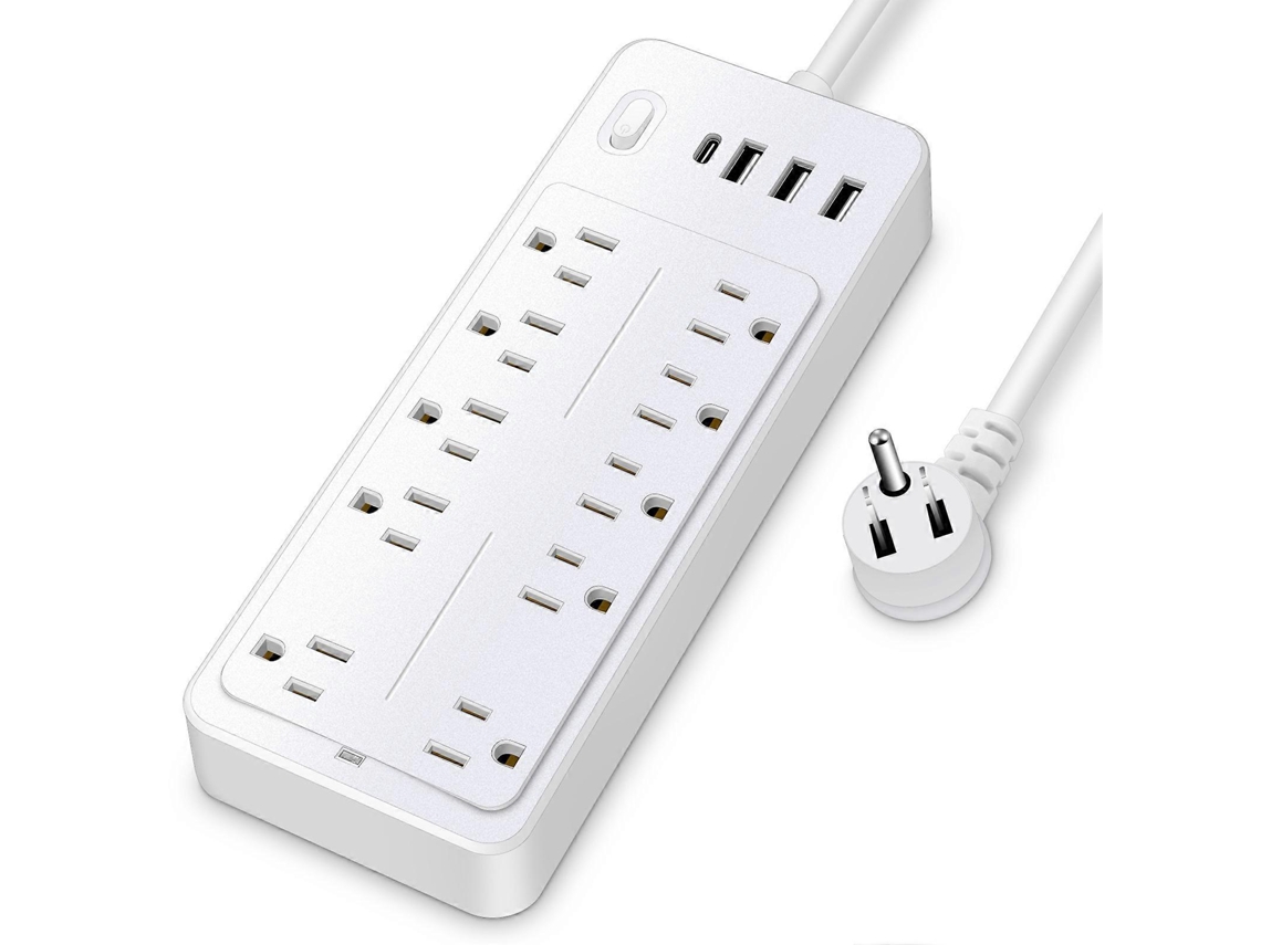 Extensão Elétrica Com Múltiplas Tomadas Para Ligar Todos Os Seus Dispositivos Com Segurança. Olysi Shop