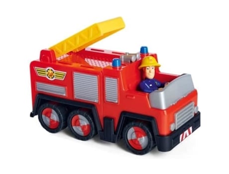 Mini Veículo Bombeiro Sam Silvertorn Camião Júpiter Figura Articulada Incluída Idades 3+