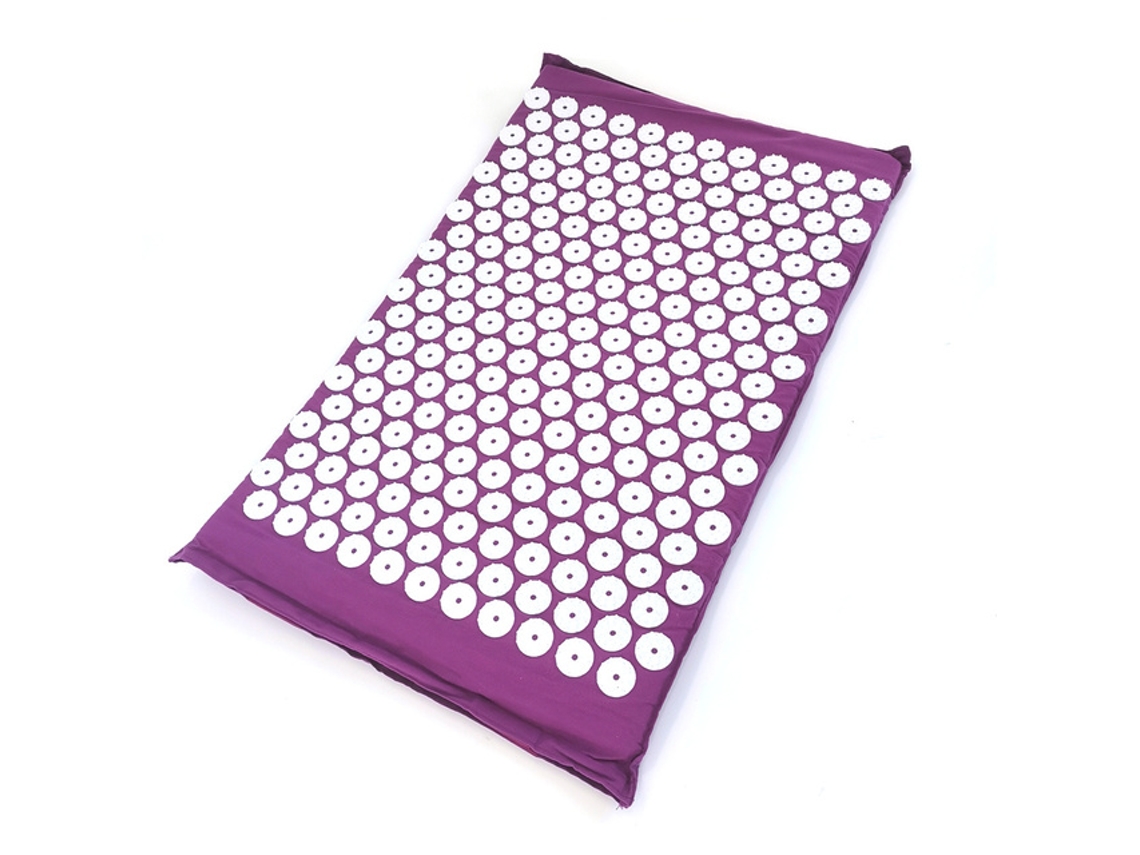 (colchão Roxo) Almofada De Massagem Para Yoga, Design Com Grandes Pontos De Contato, Roxa